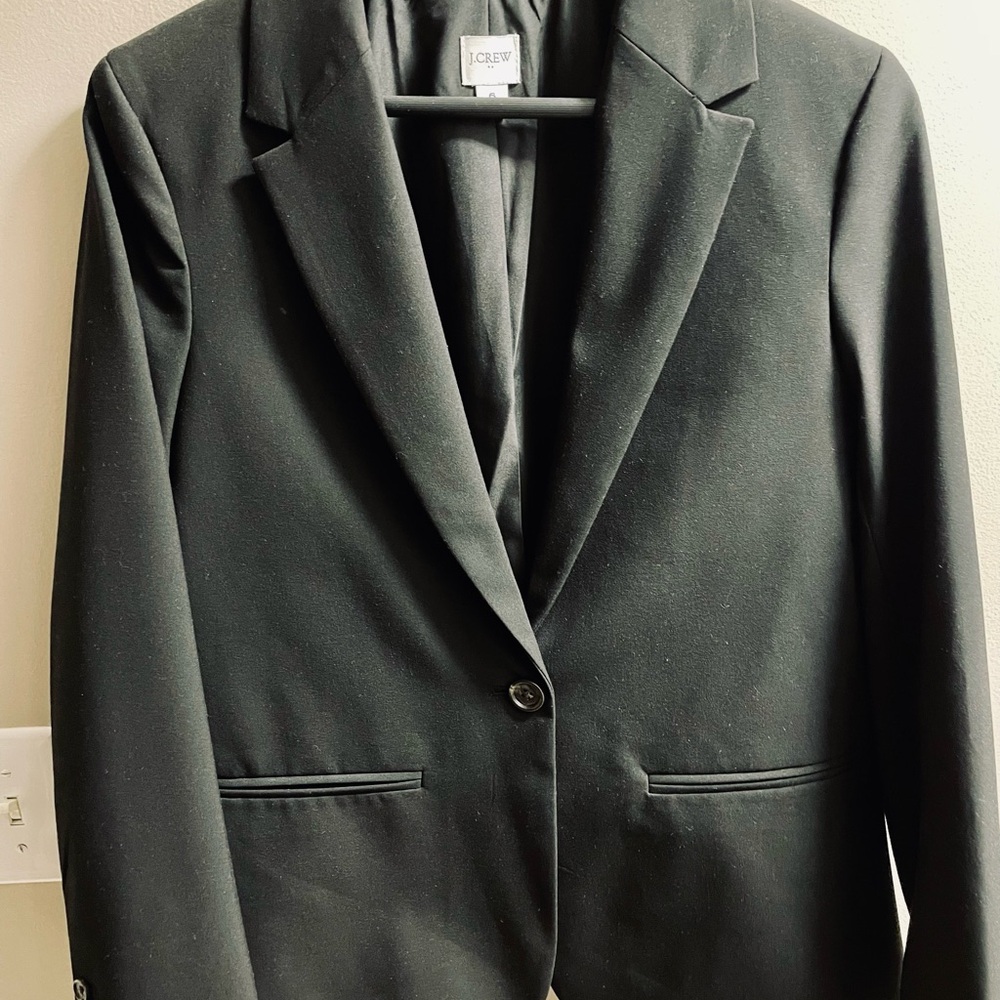 NWOT Never Worn J. Crew Women's Elegant Black Suit Jacket / Blazer size 6